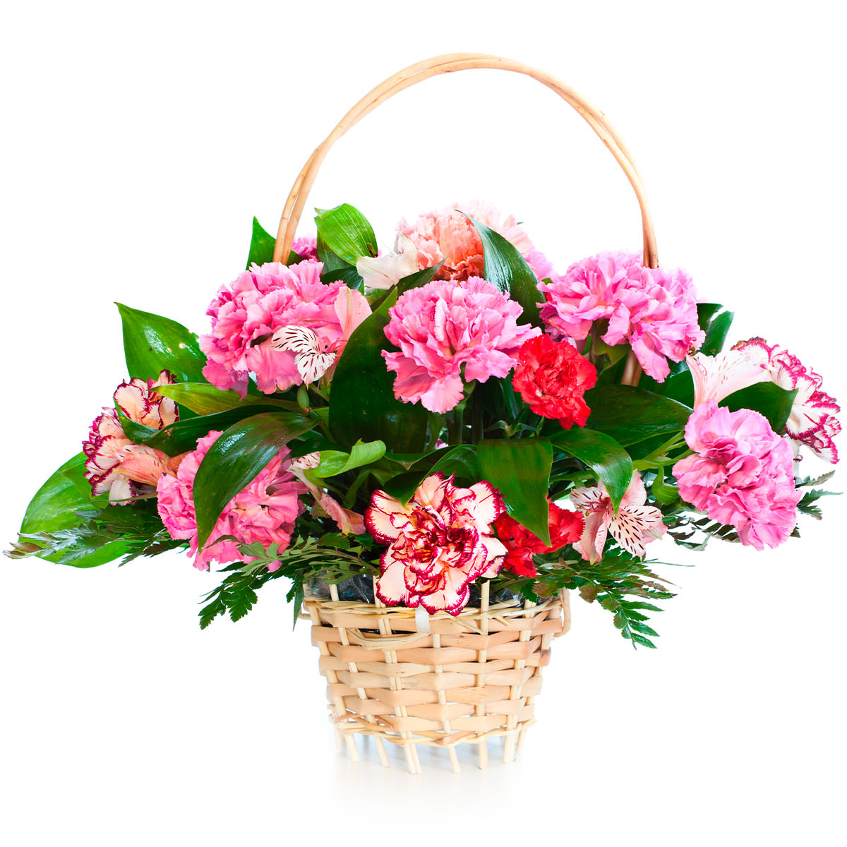 Корзина с цветами «Яркое воспоминание»